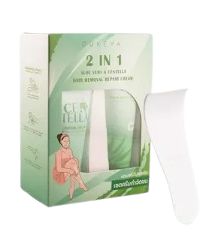 ALOE VERA&CENTELLA HAIR REMOVER REPAIR CREAM 2IN1 1