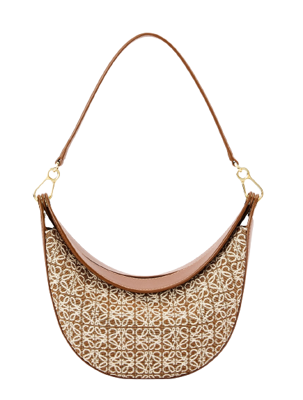 กระเป๋า Loewe รุ่น  Small Loewe Luna Bag In Anagram Jacquard And Classic Calfskin 1