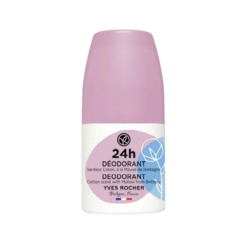 โรลออน ระงับกลิ่นกาย 24H Deodorant Cotton Scent With Mallow From Brittany 1