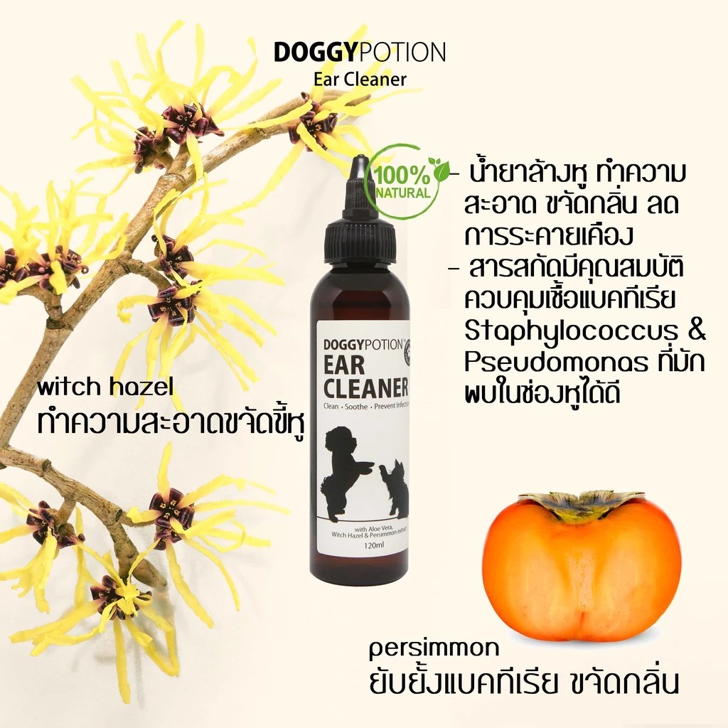น้ำยาล้างหูสำหรับน้องหมาและน้องแมว Ear Cleaner 2
