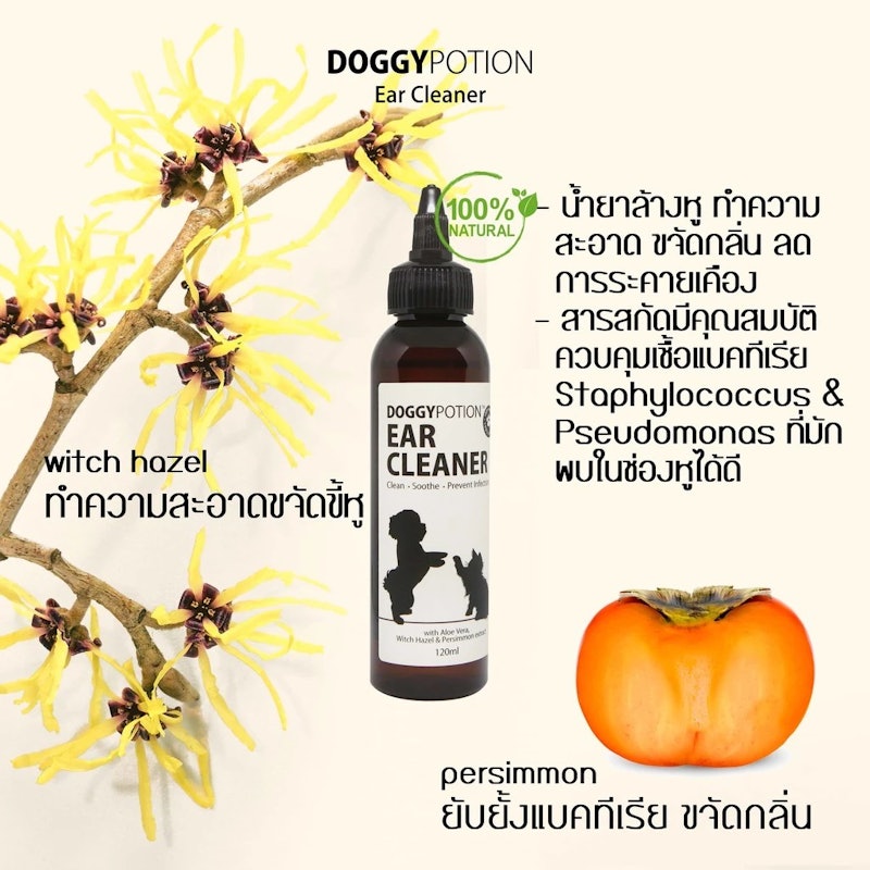 น้ำยาล้างหูสำหรับน้องหมาและน้องแมว Ear Cleaner 2