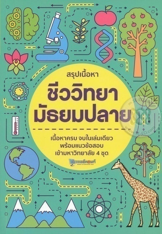หนังสือชีวะ ม.ปลาย สรุปเนื้อหาชีววิทยา มัธยมปลาย 1