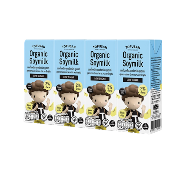 Tofusan Organic Soy Milk Low Sugar 1
