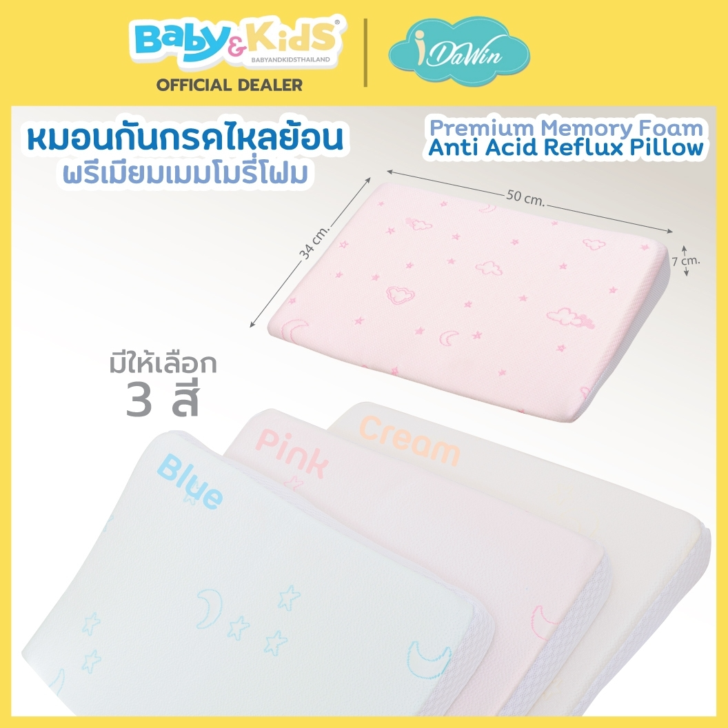 หมอนกันกรดไหลย้อนพรีเมียมเมมโมรี่โฟม 2