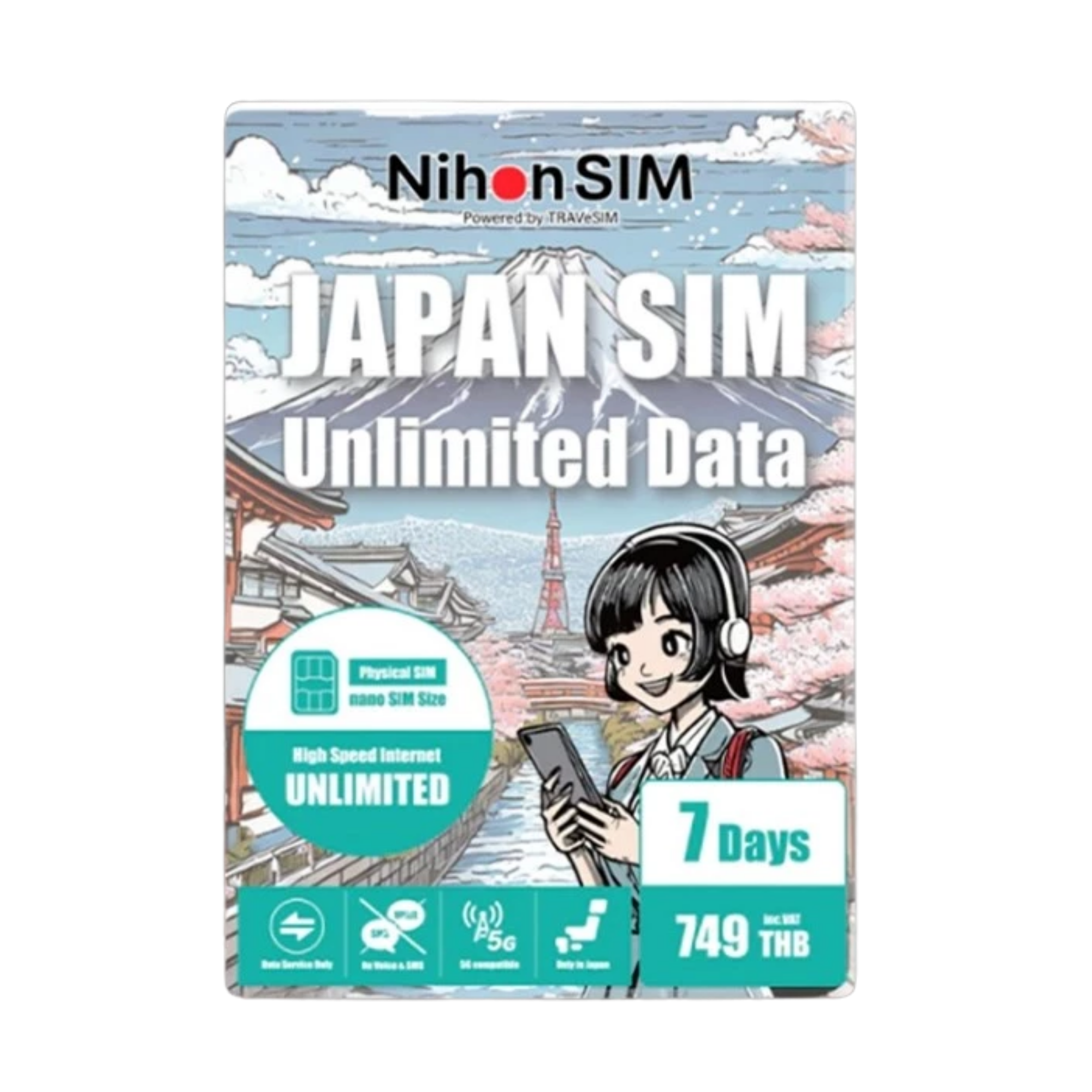 7 Days Unlimited Data 1
