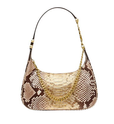 กระเป๋า Michael Kors รุ่น Piper Small Metallic Snake Embossed Leather Shoulder Bag 5