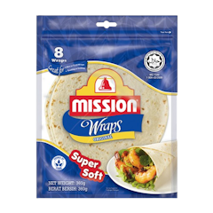 แป้งตอติญ่า Wraps Original