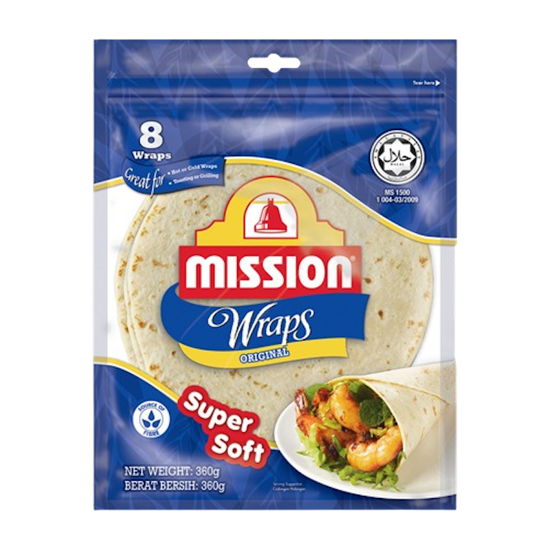 แป้งตอติญ่า Wraps Original 1
