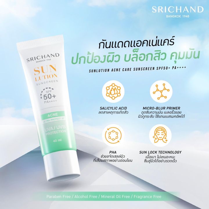 Sunlution Acne Care Sunscreen SPF50+ PA++++ 2