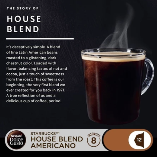 โดลเช่ กุสโต้ แคปซูลกาแฟ Dolce Gusto Americano Houseblend 3