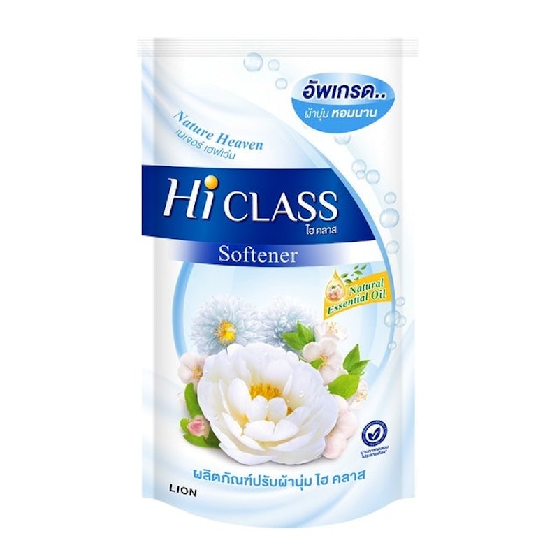 น้ำยาปรับผ้านุ่ม ลดกลิ่นอับ HI CLASS สูตรมาตรฐาน กลิ่น Nature Heaven 1
