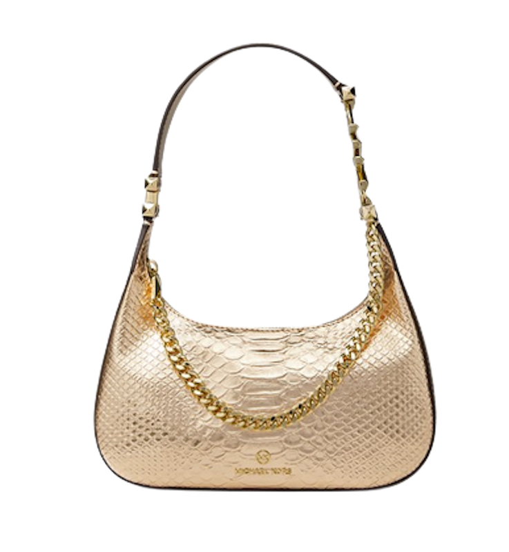 กระเป๋า Michael Kors รุ่น Piper Small Metallic Snake Embossed Leather Shoulder Bag 2