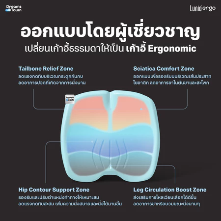 เบาะรองนั่ง รุ่น Pro Seat Cushion 3