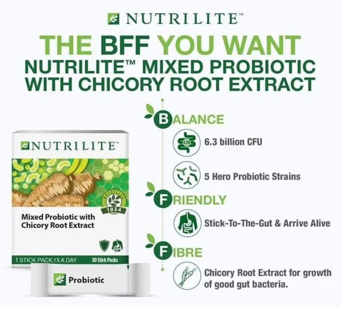 Mixed Probiotic with Chicory Root Extract โพรไบโอติก 3