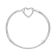 Pandora Silver Snake Chain Sterling Silver Bracelet With Heart Clasp 1