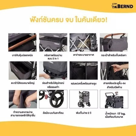 รถเข็นสุนัข Bloom Pet Wagon  3