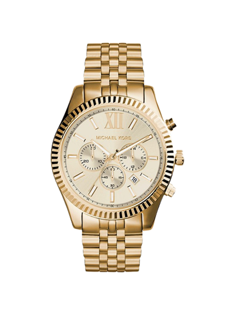 นาฬิกา Michael Kors สำหรับผู้ชาย รุ่น Lexington Gold-Tone Watch 1