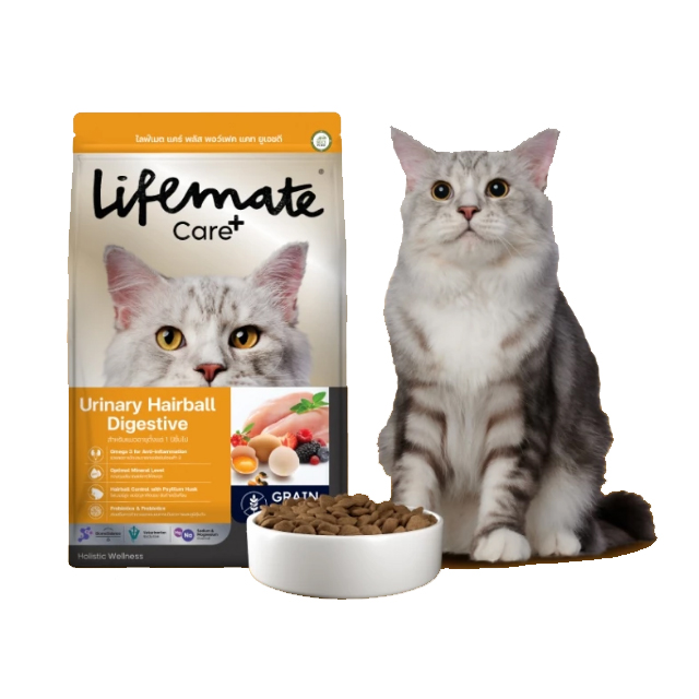 Urinary Hairball Digestive อาหารแมวโต สูตรป้องกันปัญหาทางเดินปัสสาวะ 2