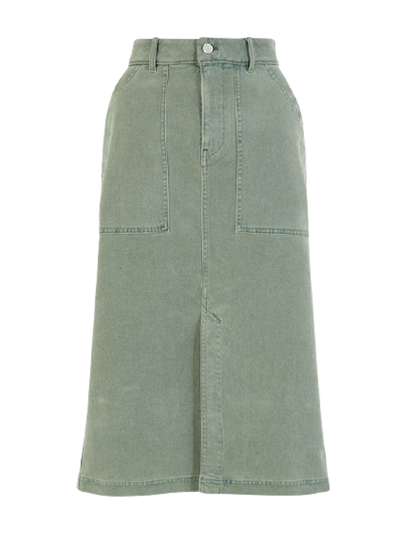 กระโปรงยีนส์ รุ่น Denim Midi Skirt T538010U 1