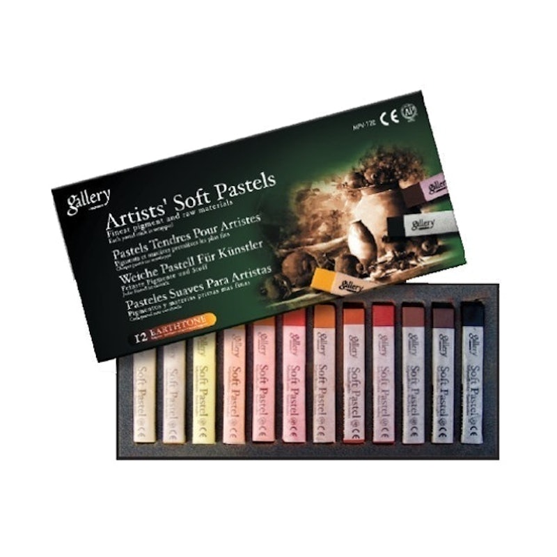 สีชอล์ก GALLERY SOFT 12 สี EARTH 1