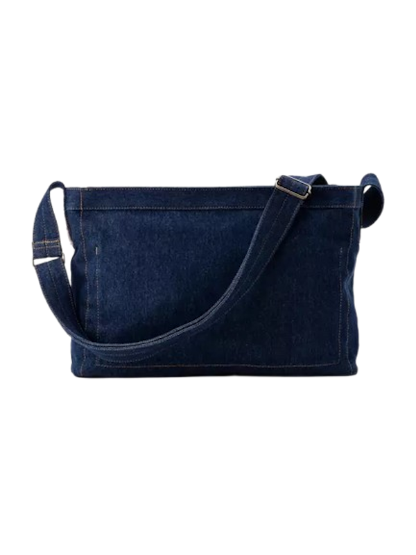 Men's Heritage Messenger Bag Blue 2