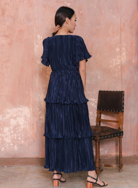 ชุดเพื่อนเจ้าสาว Buttercup Pleated Dress 3