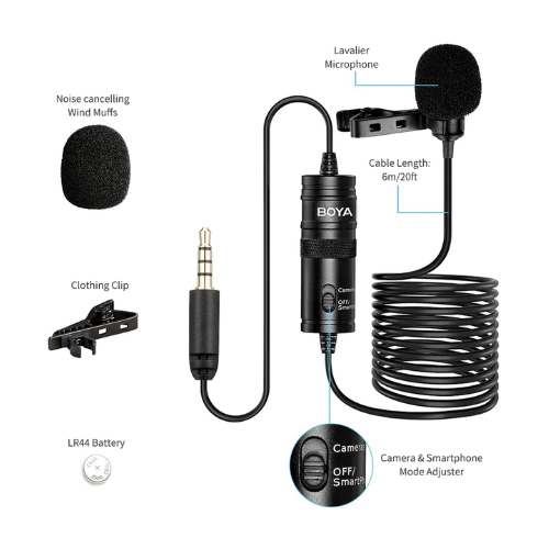ไมค์ติดปกเสื้อ Lavalier Microphone 2
