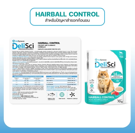 Hairball Control Mousse สูตรขับก้อนขน 3
