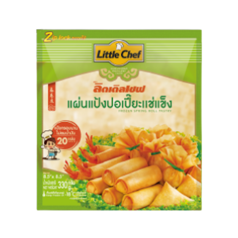 แป้งทำปอเปี๊ยะทอด Little Chef แบบแช่แข็ง 1