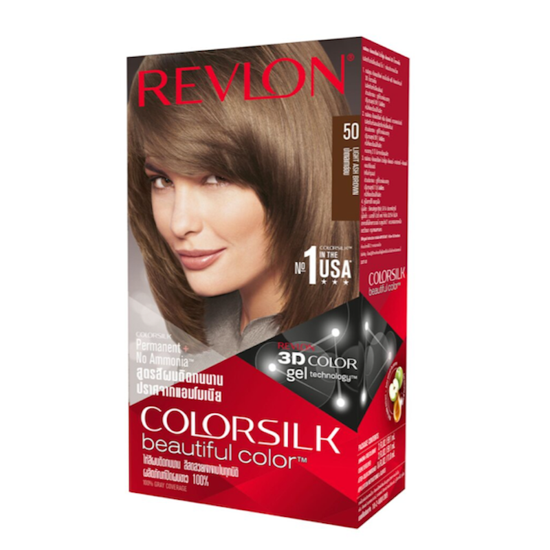 ยาย้อมผม Revlon Light Ash Brown 1