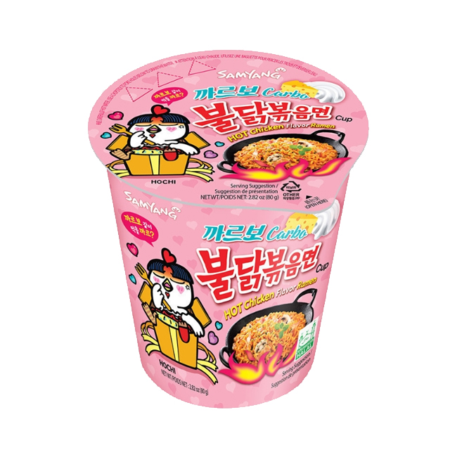 ซัมยัง Buldak Hot Chicken Carbonara Ramen Cup 1
