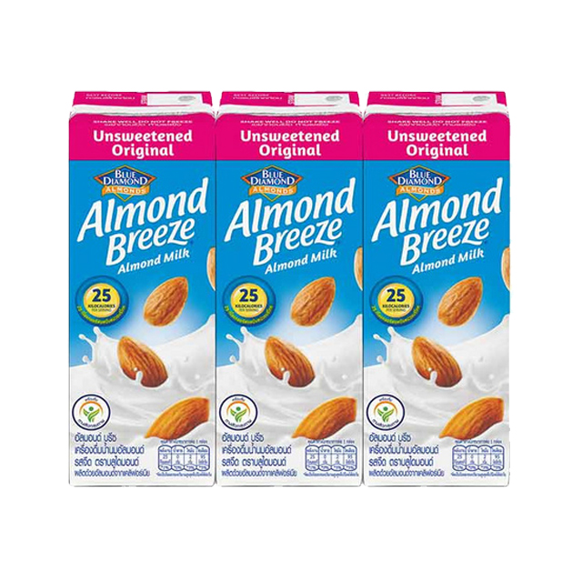 เครื่องดื่มคีโตในเซเว่น Almond Breeze สูตรไม่มีน้ำตาล 1