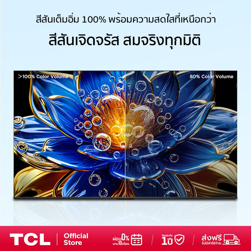 ทีวี 40 นิ้ว FHD QLED Google TV 3