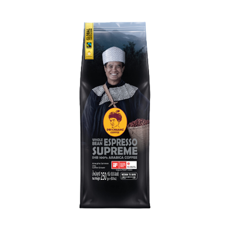 กาแฟสดคั่วแบบเมล็ด สูตร Espresso Supreme 1