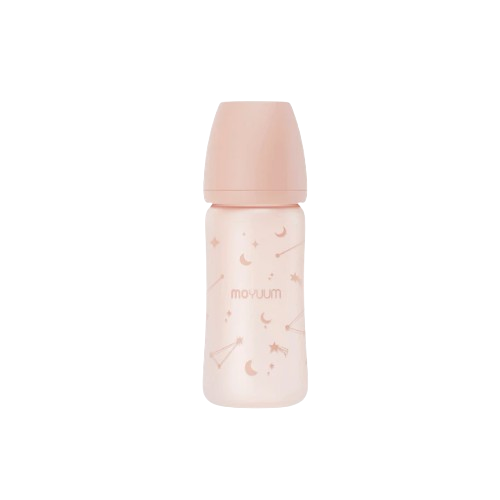ขวดนมแก้วเคลือบซิลิโคน ALL IN ONE ขนาด 240ML 1