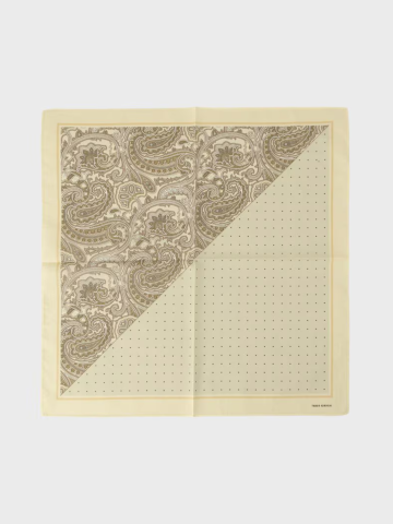 ผ้าเช็ดหน้า Mij Paisley Blocking Handkerchief 2