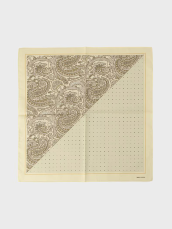 ผ้าเช็ดหน้า Mij Paisley Blocking Handkerchief 2