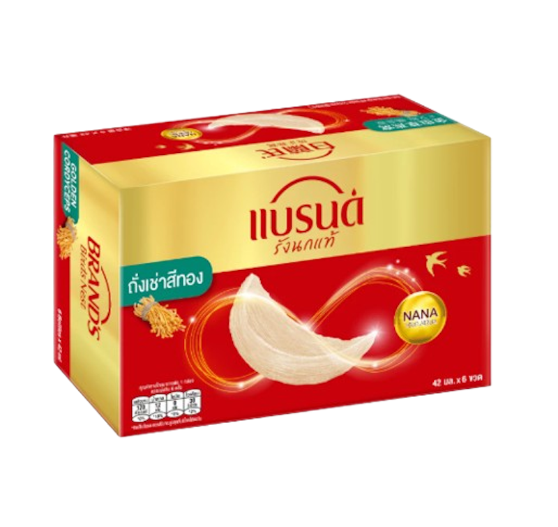 รังงนกแท้ สูตรถั่งเช่าสีทอง 2