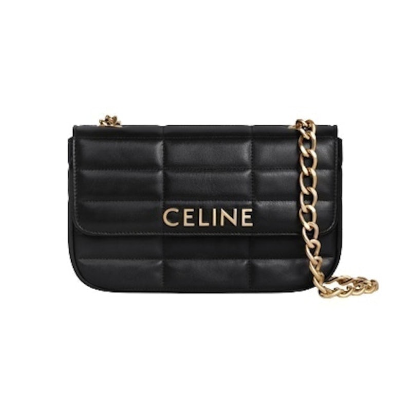 กระเป๋า CELINE รุ่น Chain Shoulder Bag Matelasse Monochrome Celine 1