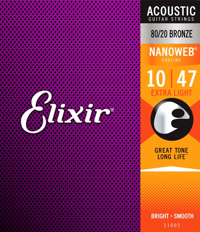 สายกีตาร์โปร่ง เบอร์ 10 Nanoweb 1