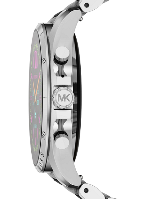 นาฬิกา Michael Kors สำหรับผู้ชาย รุ่น  Gen 6 Bradshaw Silver-Tone Smartwatch 2