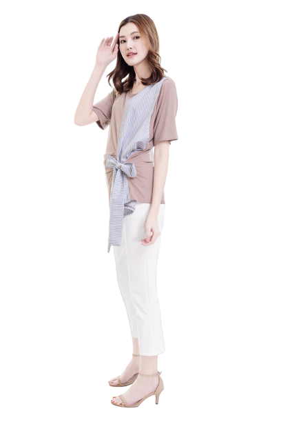 ชุดให้นม เสื้อเปิดให้นม รุ่น Scalett 5