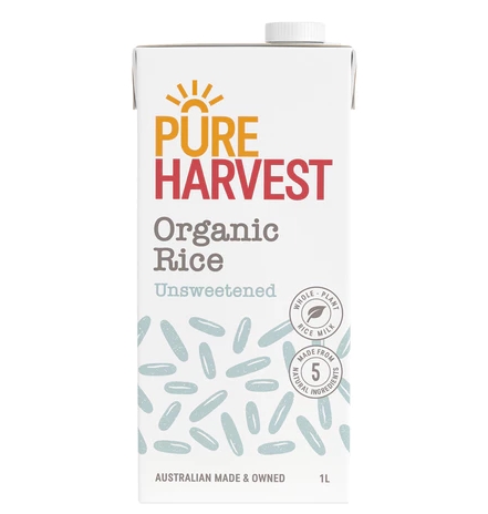 Organic Rice Milk Unsweetened 1