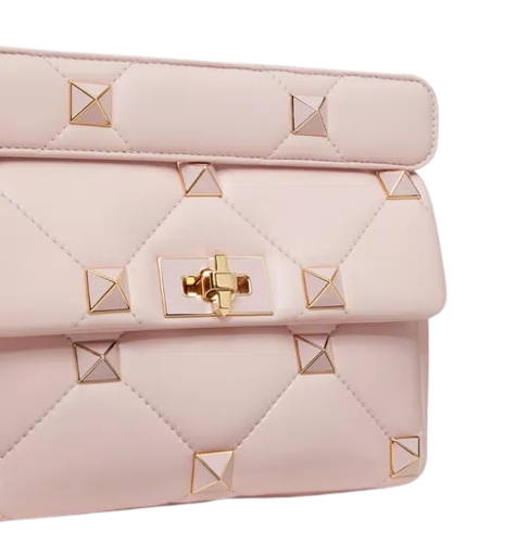 กระเป๋า Valentino รุ่น Medium Roman Stud The Shoulder Bag In Nappa With Chain And Enameled Studs  3