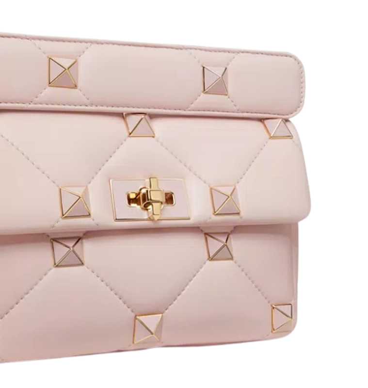 กระเป๋า Valentino รุ่น Medium Roman Stud The Shoulder Bag In Nappa With Chain And Enameled Studs 3