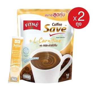 ฟิตเน่ คอฟฟี่ เซฟ กาแฟปรุงสำเร็จชนิดผง 3in1 สูตรผสมแอล-คาร์นิทีน 1