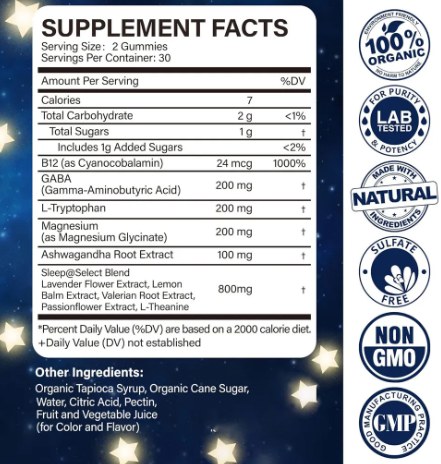 Sleep Melatonin Free Gummies 3