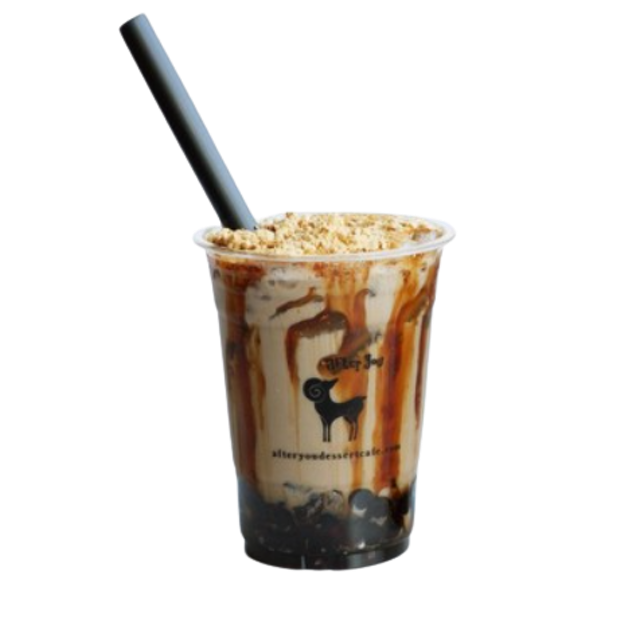 Boba Hojicha Soy Latte ชาไข่มุกโฮจิฉะซอยลาเต้ 1