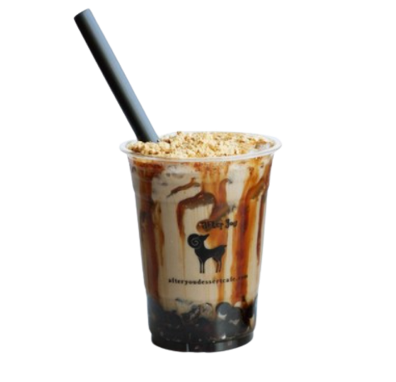 Boba Hojicha Soy Latte ชาไข่มุกโฮจิฉะซอยลาเต้ 1