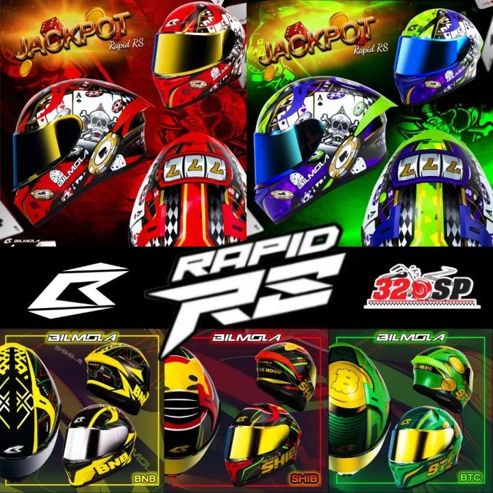 หมวกกันน็อค Rapid RS Shiba 2